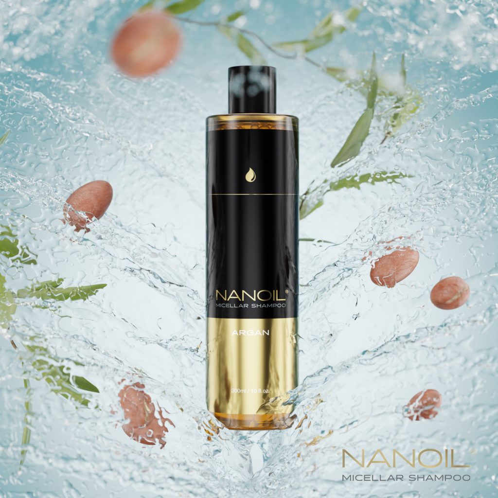 nejlepší micelární šampon s arganovým olejem Nanoil