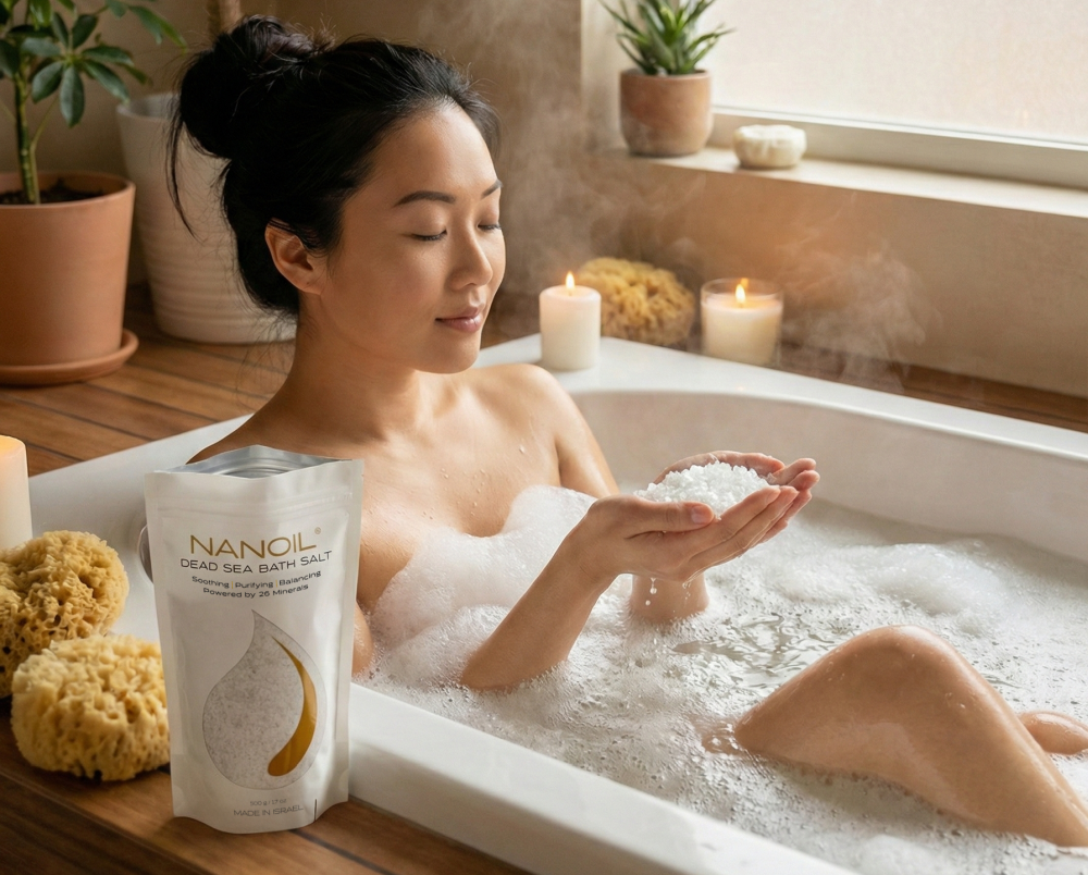 nanoil sůl do koupele z mrtvého moře